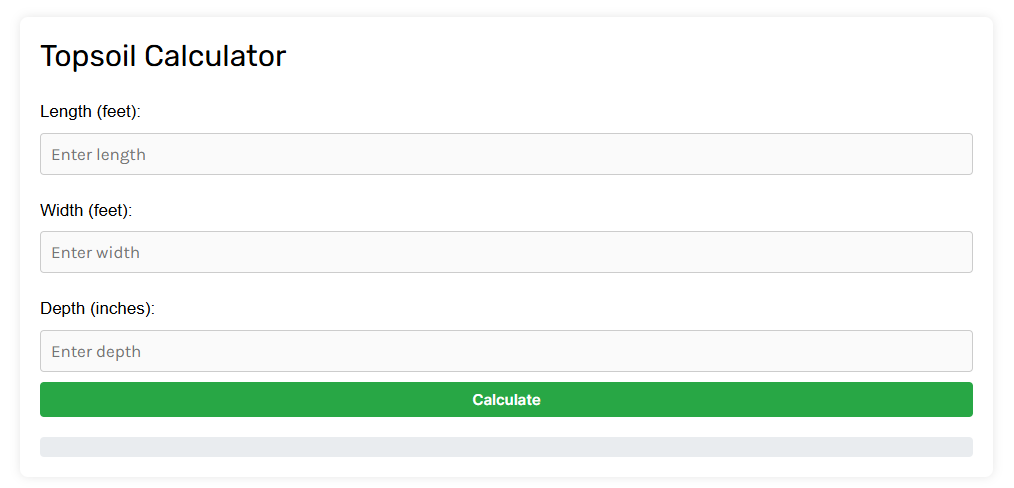 Topsoil Calculator 